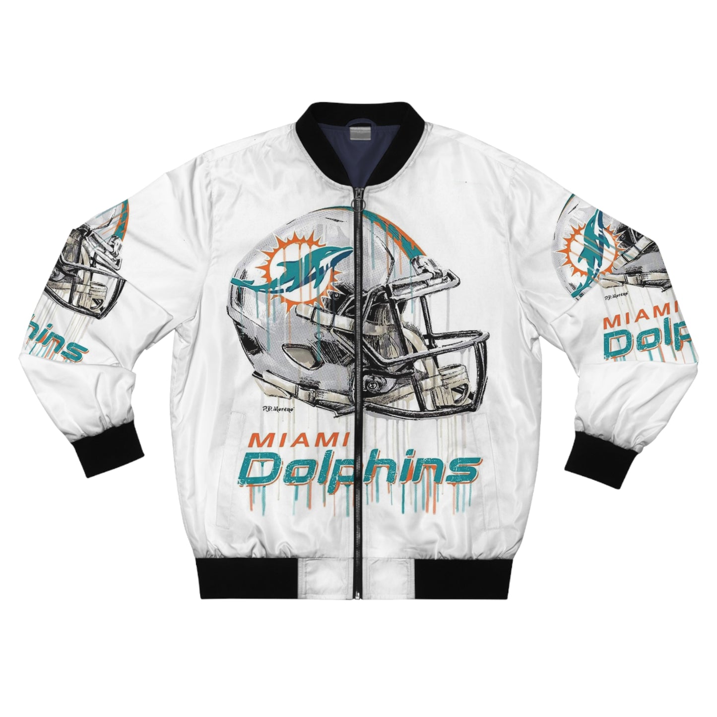 Miami Dolphin’s Men's Bomber Jacket (AOP)