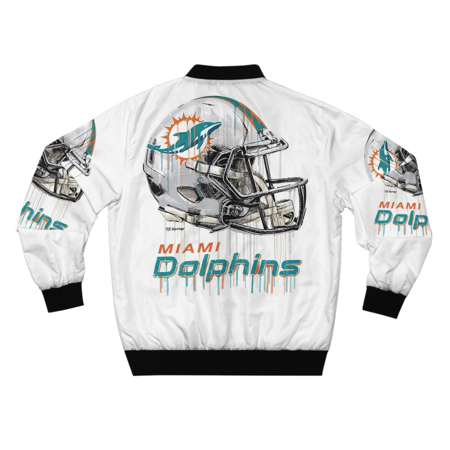 Miami Dolphin’s Men's Bomber Jacket (AOP)