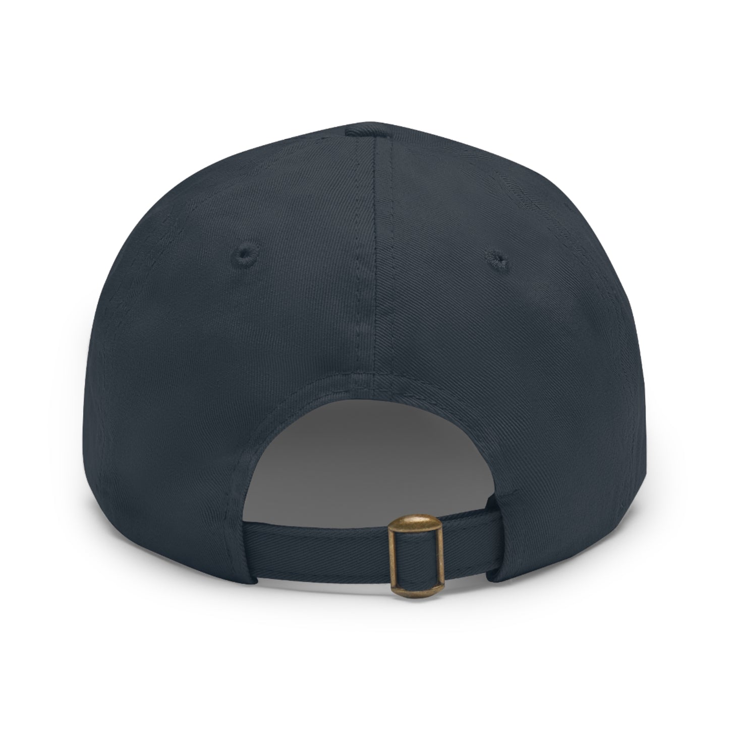 Dp work  Hat with Leather Patch (Round)