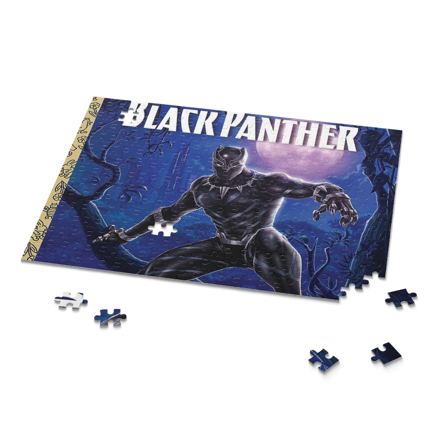 Black panther Puzzle (120, 252, 500-Piece)